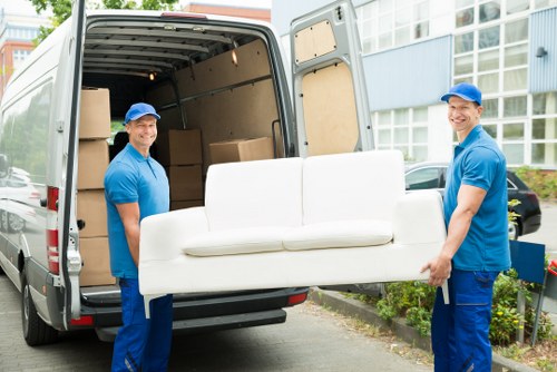 South Kensington removals team planning a careful local move
