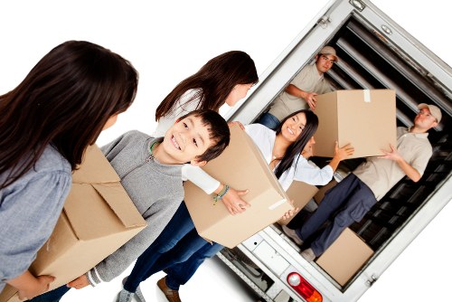 Commercial moving team planning a Southkensington office relocation