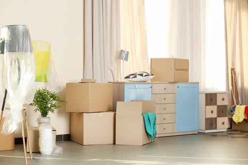 Careful packing and transport during a South Kensington relocation