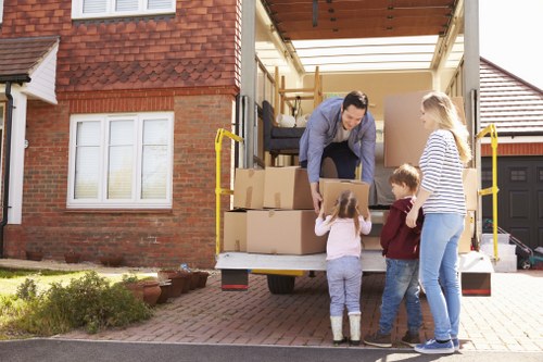 House moving service near South Kensington residential streets