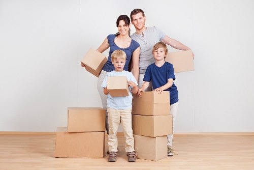 Checklist and moving supplies for a business relocation in Southkensington