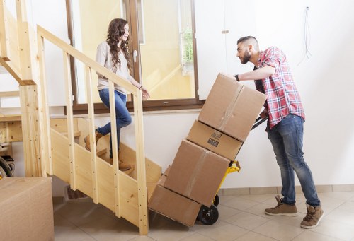 Careful packing and loading for a Southkensington house move