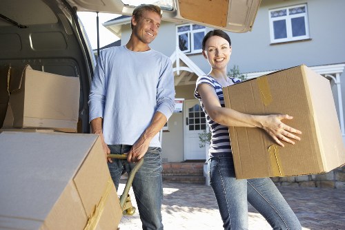 Commercial moving truck support for office and retail relocations in South Kensington