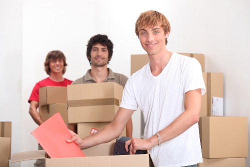 Organized South Kensington removal specialists managing a property move